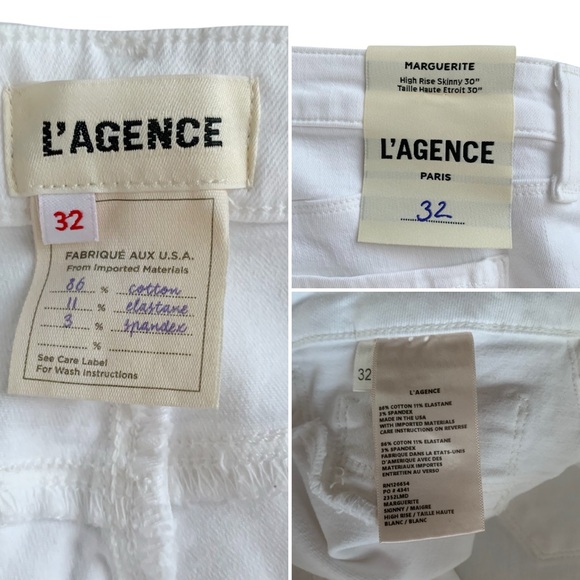 L'AGENCE Marguerite High-Rise Skinny Jeans! Retail $255 - Picture 5 of 7